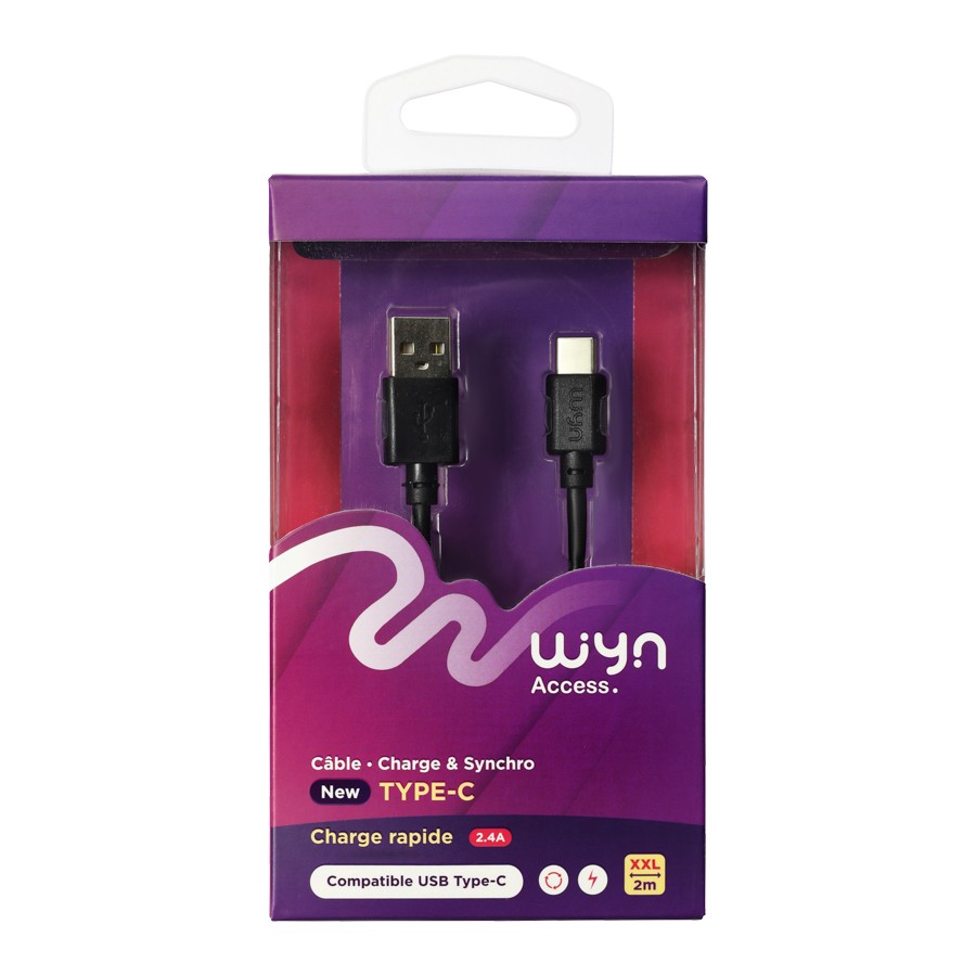 CABLE 2M TYPE-C_pack
